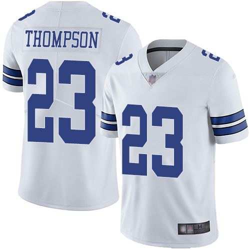 Men Dallas Cowboys Limited White Darian Thompson Road 23 Vapor Untouchable NFL Jersey